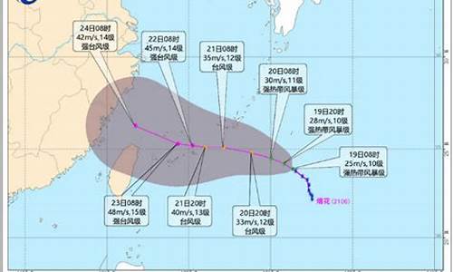 2021年最新台风消息_2021年最新台风实时路线图