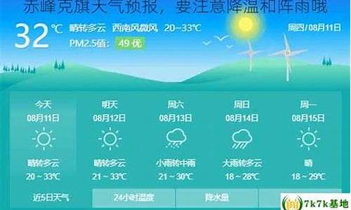 赤峰克旗天气预报最新_克旗天气预报15天气预报